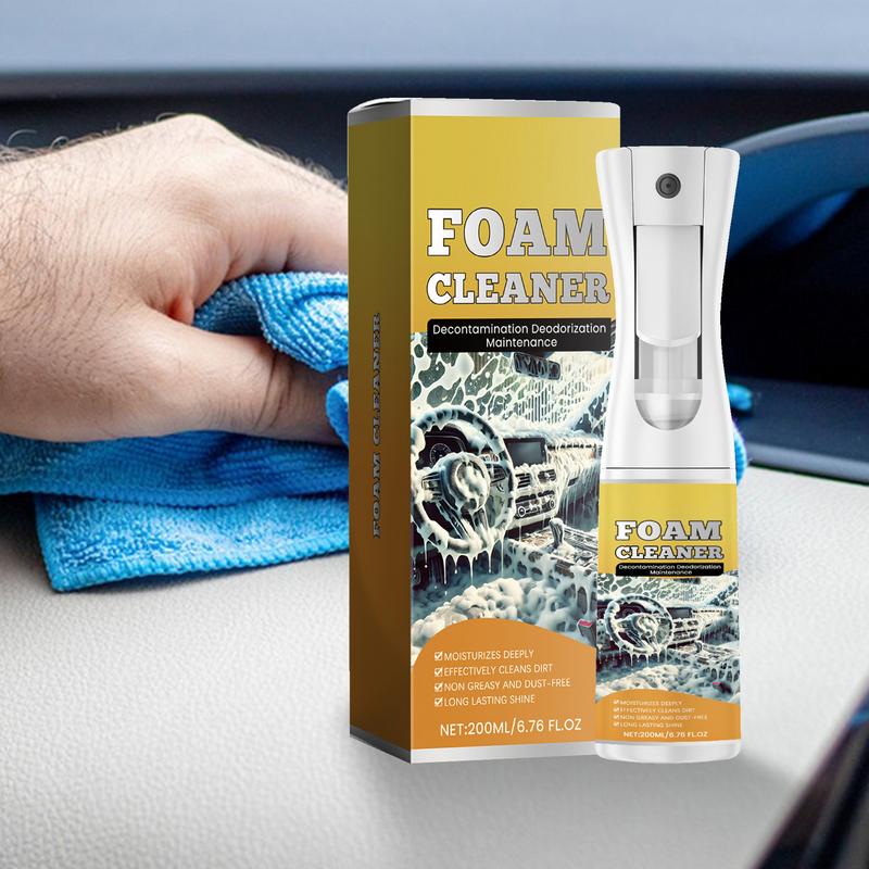 Leather Cleaner Interior - Spray De Limpeza De Espuma Multi-Purpose,