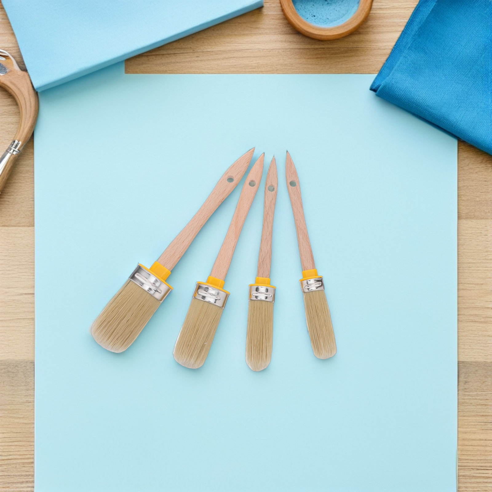 Conjunto de 4 Pincéis Ovais pa - Detailing Brush Set avaliação e preço
