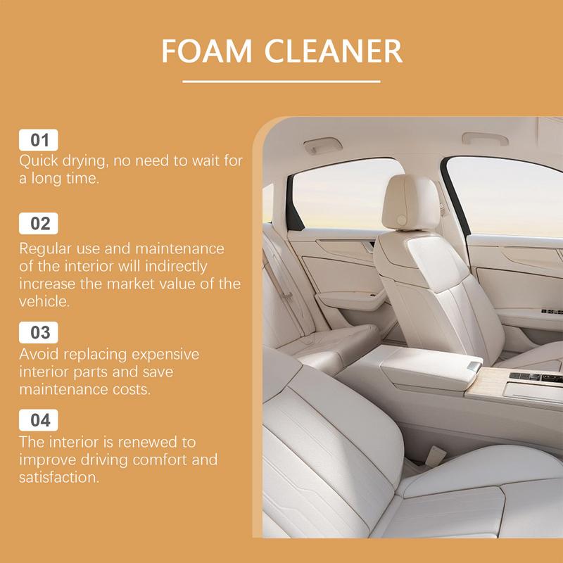 Spray De Limpeza De Espuma Mul - Leather Cleaner Interior avaliação e preço